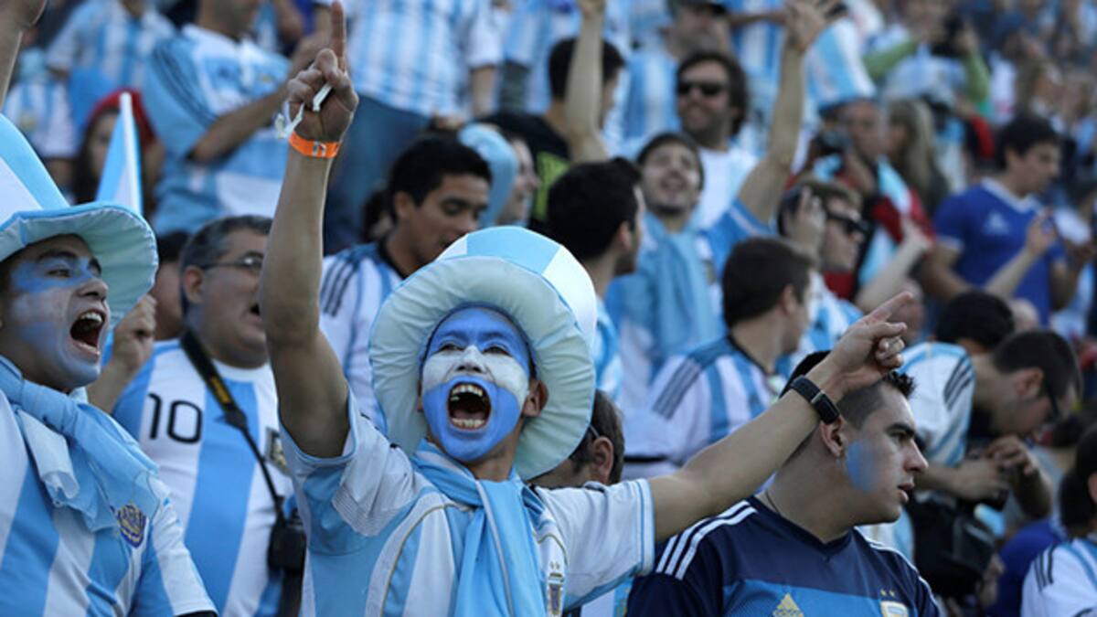 Hinchas argentinos