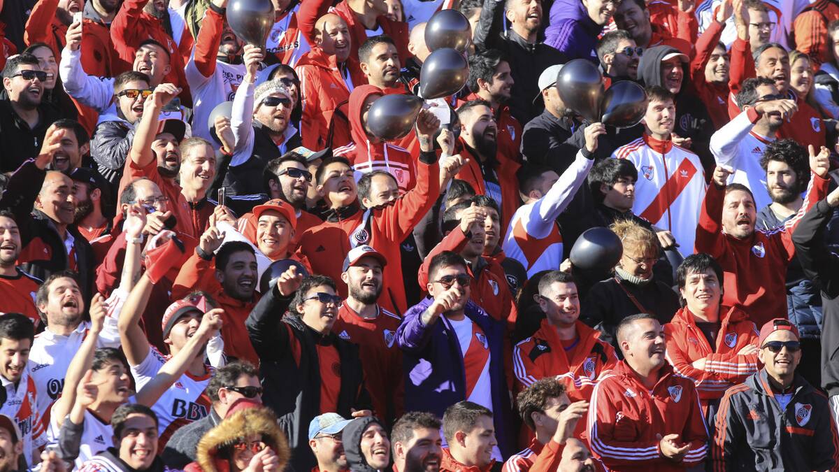 Hinchas de River. Foto: NA.