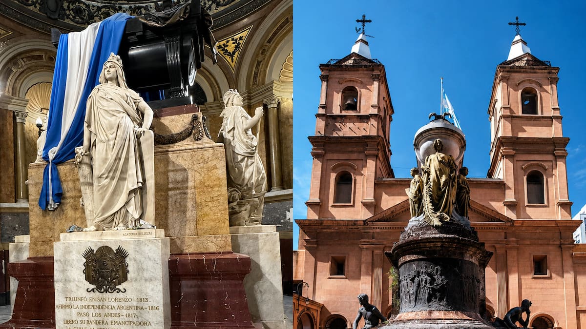 Dónde están enterrados los próceres argentinos: el “mapa secreto” de la historia del país entre mitos, símbolos y secretos