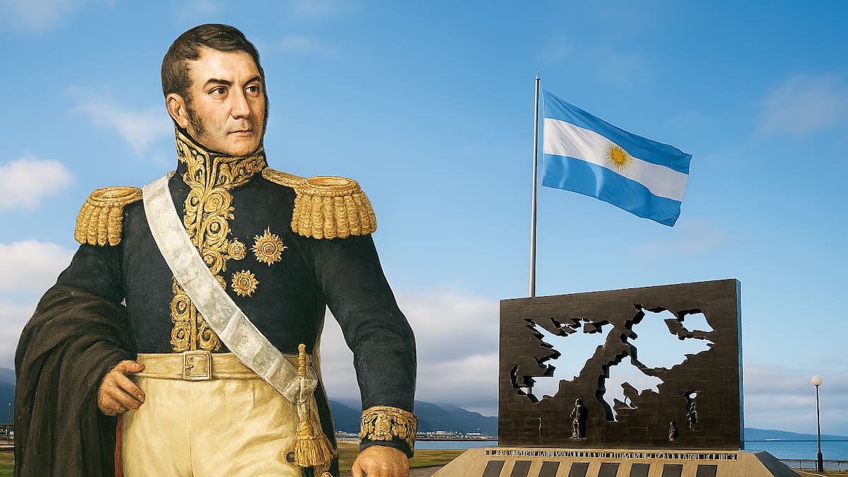 Reliquia histórica de 1816: en dónde está la carta de San Martín que habla sobre las Islas Malvinas
