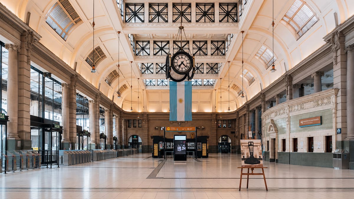 Un palacio para tomar el tren: la lujosa inauguración de Estación Retiro que incluyó una llave de oro