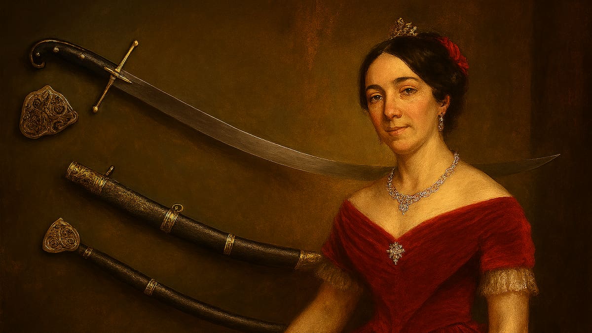El rol de Manuelita Rosas para que el sable quede en el Museo