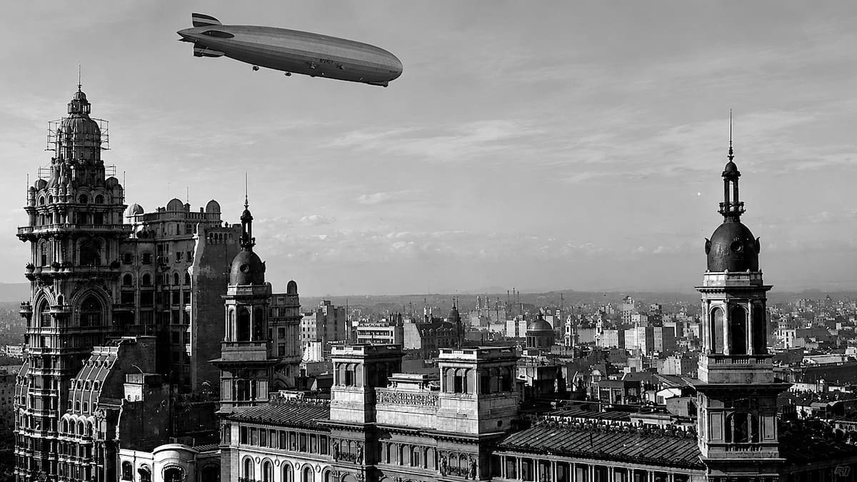 El “cigarro de plata” sobre Buenos Aires: la mañana de 1934 en que un Zeppelin hizo mirar a todos hacia arriba