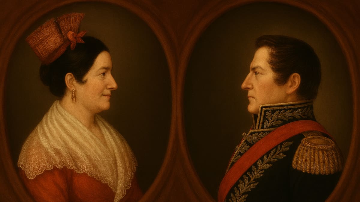 Rosas y Encarnación: inventaron un embarazo para casarse y fueron el primer matrimonio en el poder por 20 años