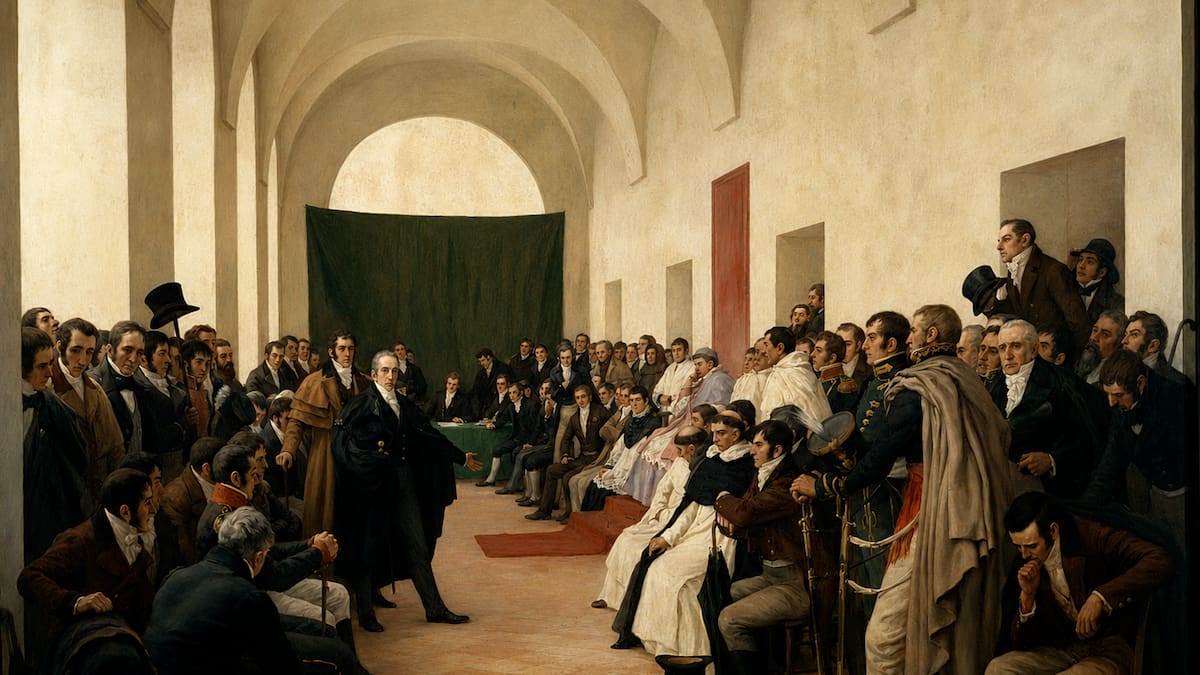 Los secretos del cuadro que “inventó” nuestro 22 de mayo: qué esconde Cabildo abierto del 22 de mayo de 1810 de Pedro Subercaseaux