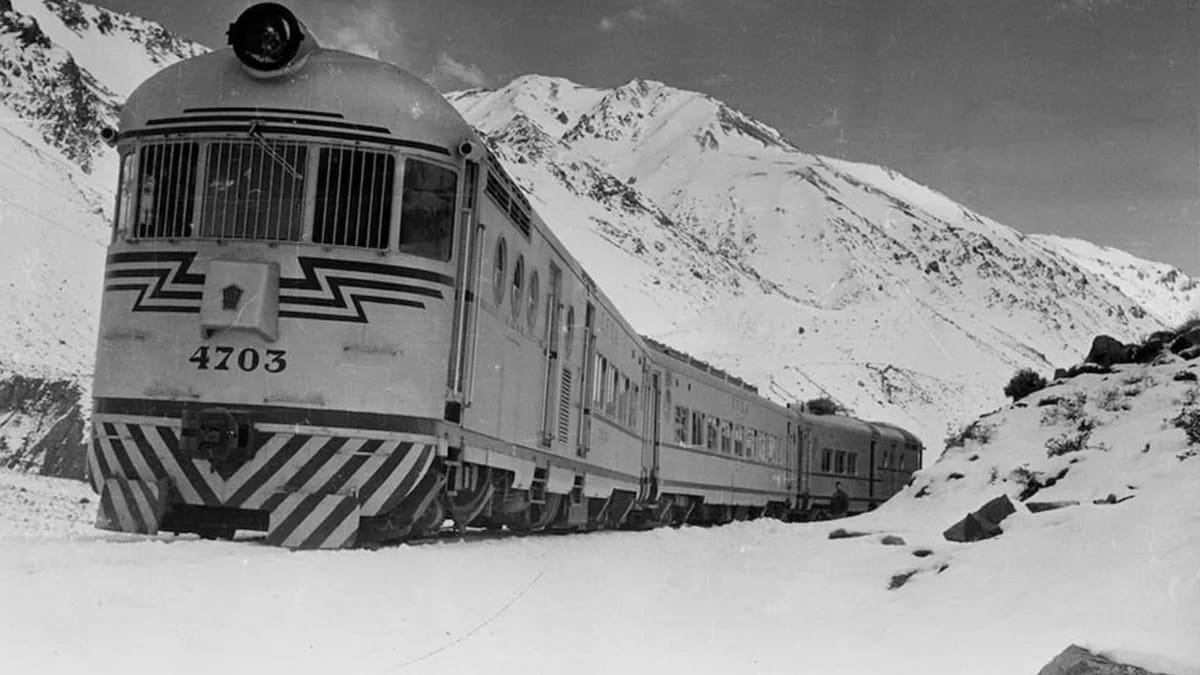 El último viaje del tren de la cordillera: la despedida que unió Mendoza y Chile antes de desaparecer entre aludes y silencio