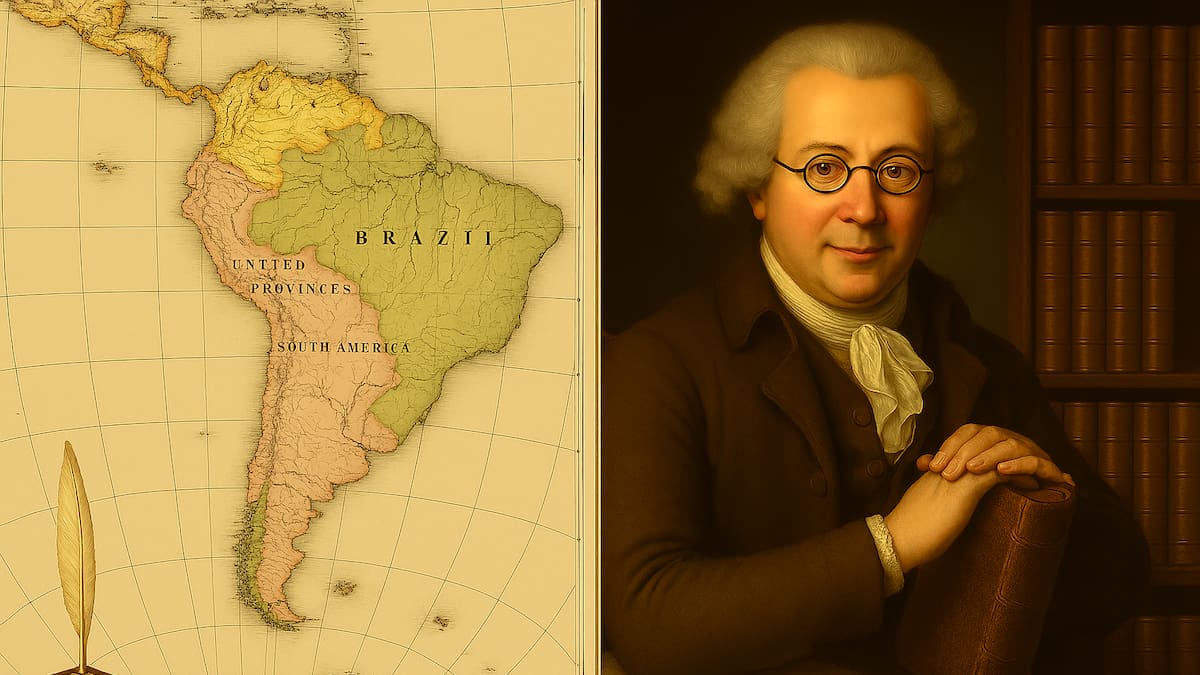 Sudamérica hace 200 años: el histórico mapa creado por un británico que revela fronteras de Argentina y otros países que hoy no existen