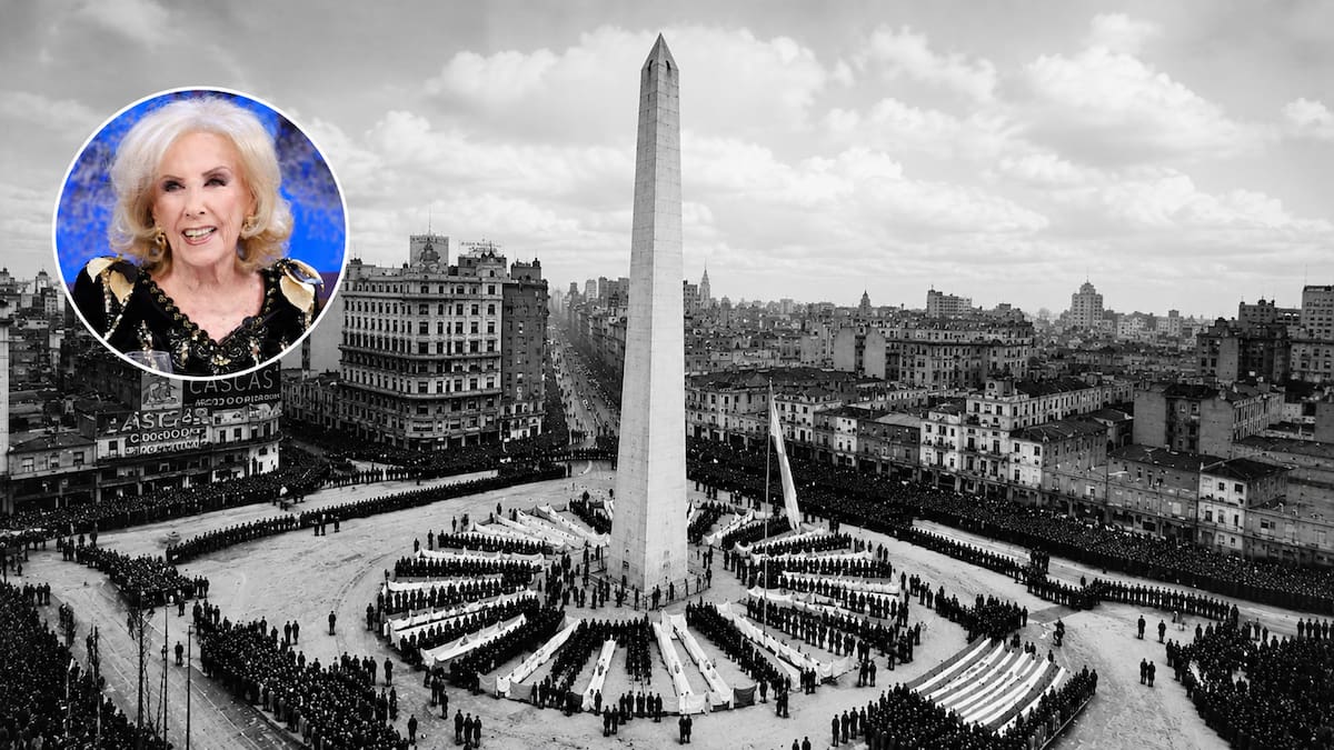 “Soy prehistoria viviente”: el imperdible recuerdo de Mirtha Legrand sobre la inauguración del Obelisco