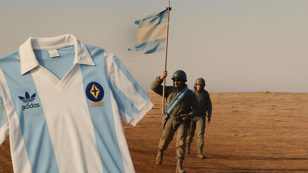 La curiosa historia del club inglés que usaba la camiseta argentina y debió cambiarla por la Guerra de Malvinas