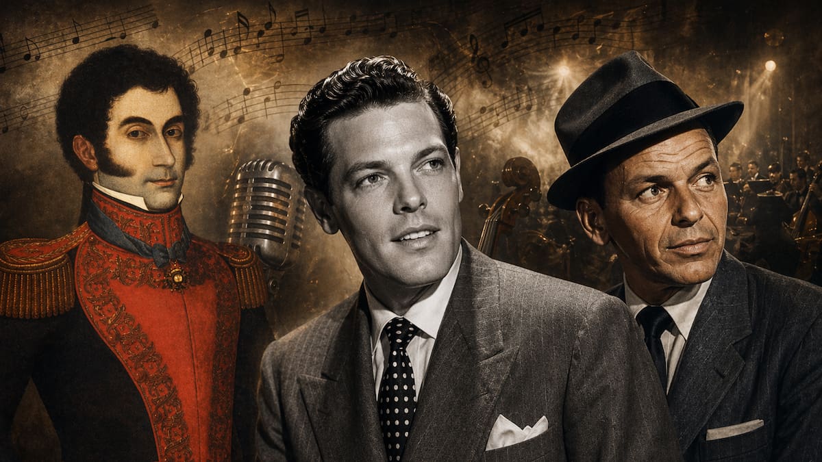 El máximo rival argentino de Frank Sinatra: descendiente de un prócer y casado con Rita Hayworth