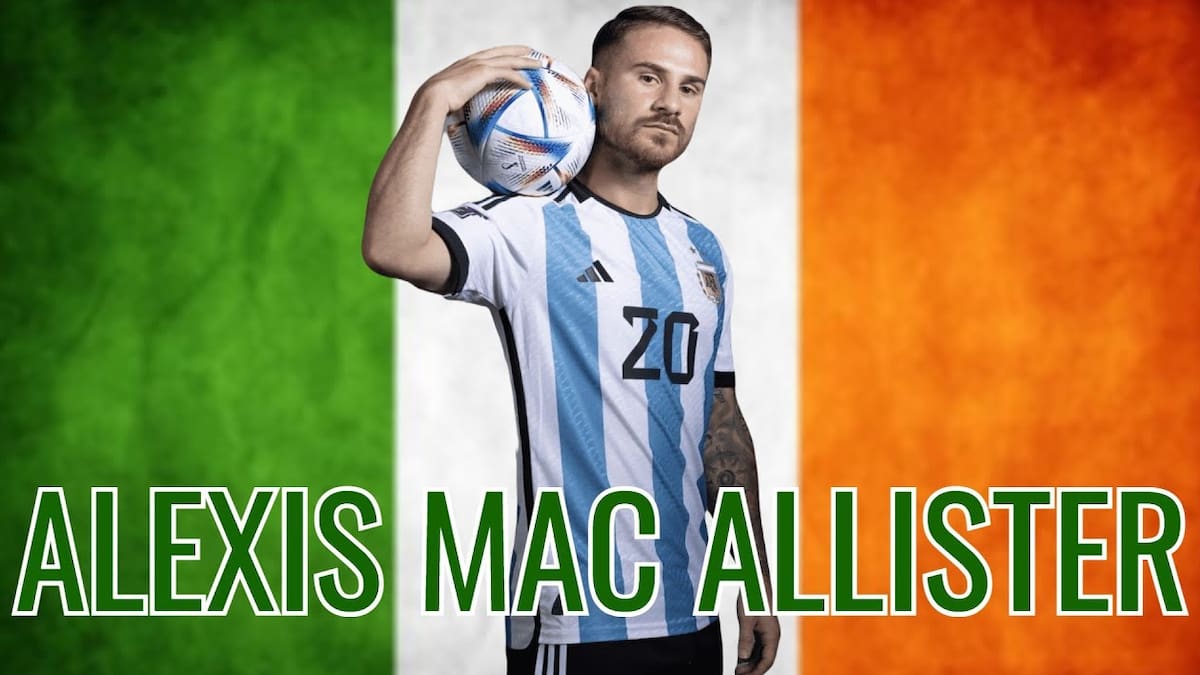 El pueblo irlandés que se hizo argentino por Mac Allister y alienta a la Selección contra Inglaterra