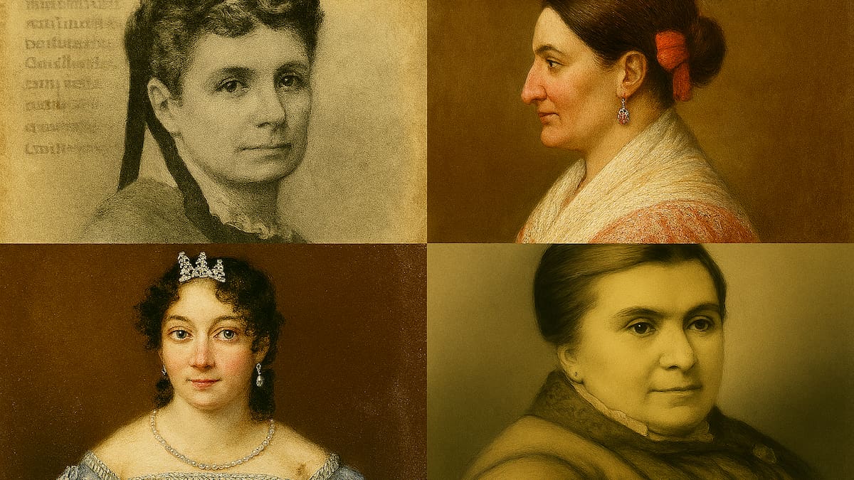 Ellas también forjaron la Patria: el legado femenino que sostuvo a San Martín, Rosas, Urquiza y Sarmiento