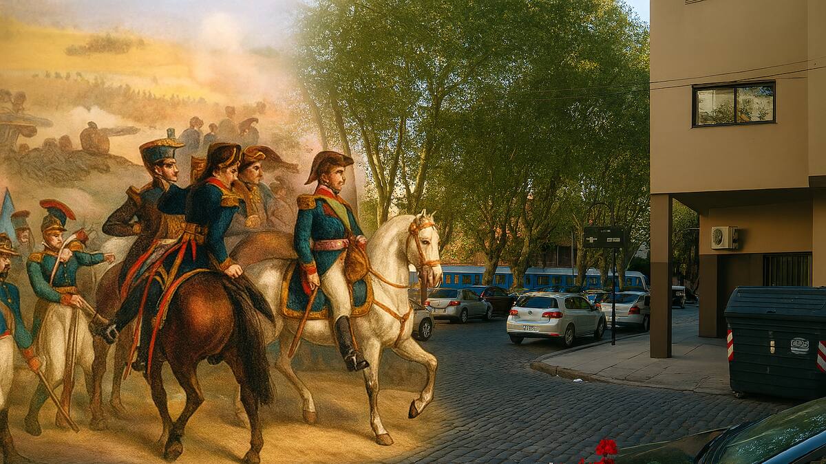 La calle que recuerda una proeza de San Martín