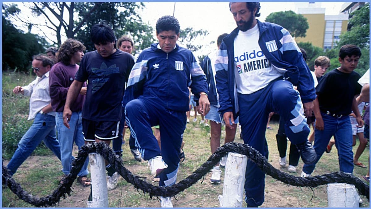 Maradona en Santa Teresita: la desconocida semana en la que revolucionó la Costa como técnico de Racing