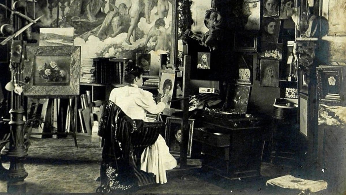 Eugenia, la brillante nieta de Sarmiento: vivió bajo su sombra, pintó su retrato más famoso y terminó haciendo historia