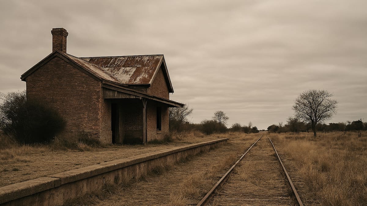 De pueblo ferroviario a paraje fantasma: la triste historia de Estela, la localidad bonaerense que quedó abandonada
