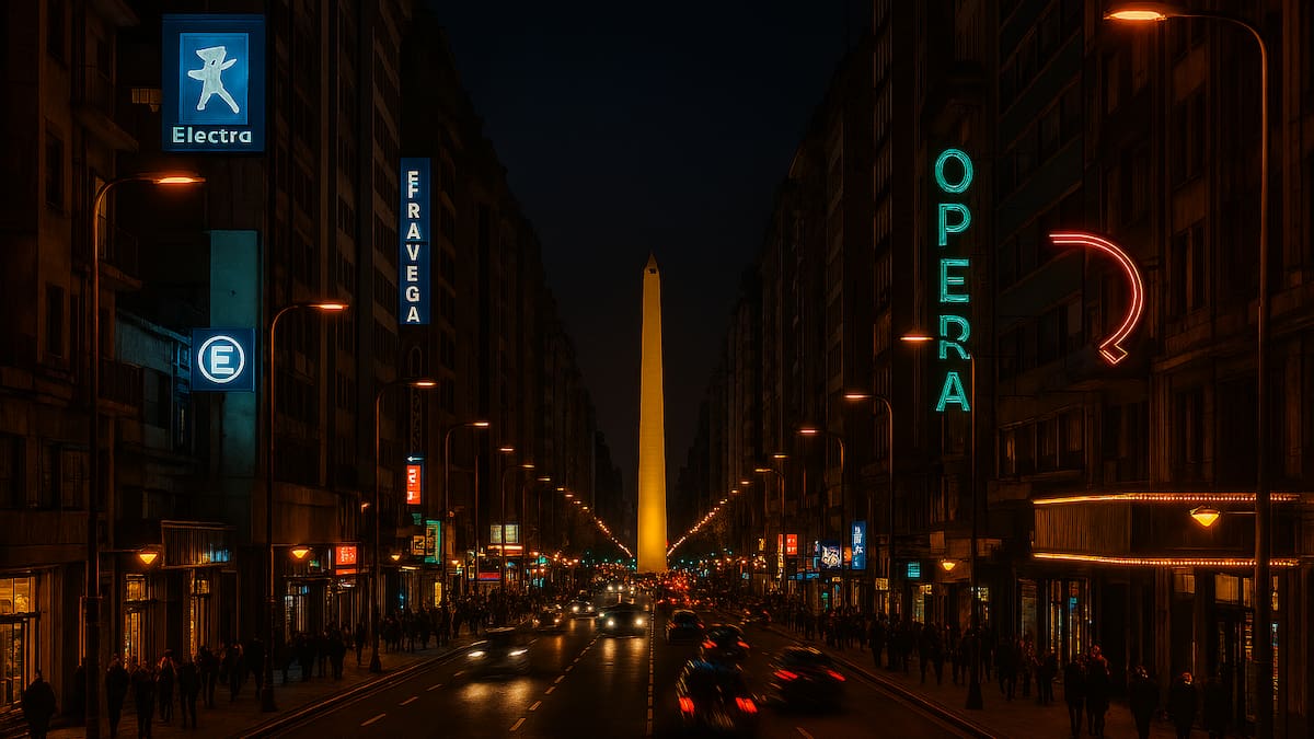 La avenida de los teatros y pizza