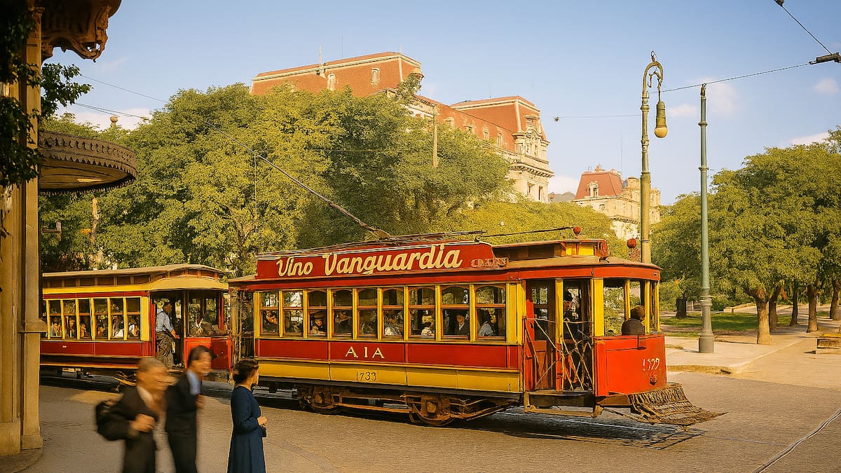 Cuando el tranvía eléctrico salió a la calle y desató miedo: el día en que la modernidad avanzó a 30 km por hora
