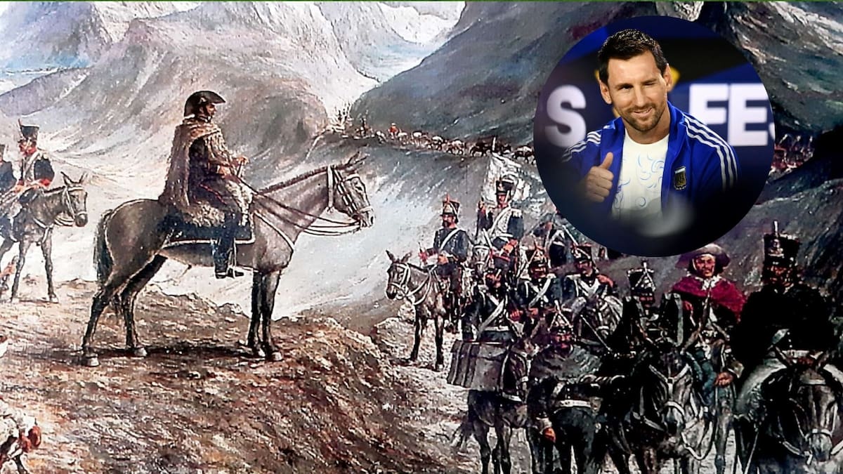 “Elijo creer”: el dato de San Martín y el cruce de los Andes que vinculan con Messi e ilusiona a todos los argentinos