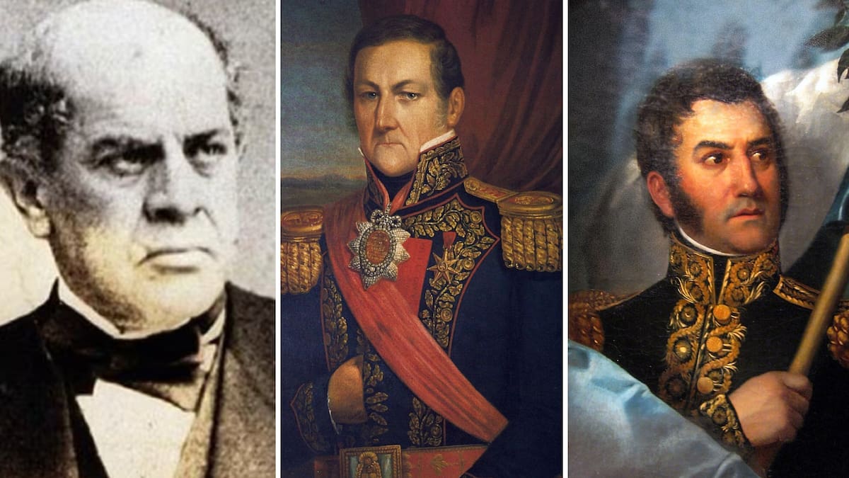 Algunos de los próceres más importantes