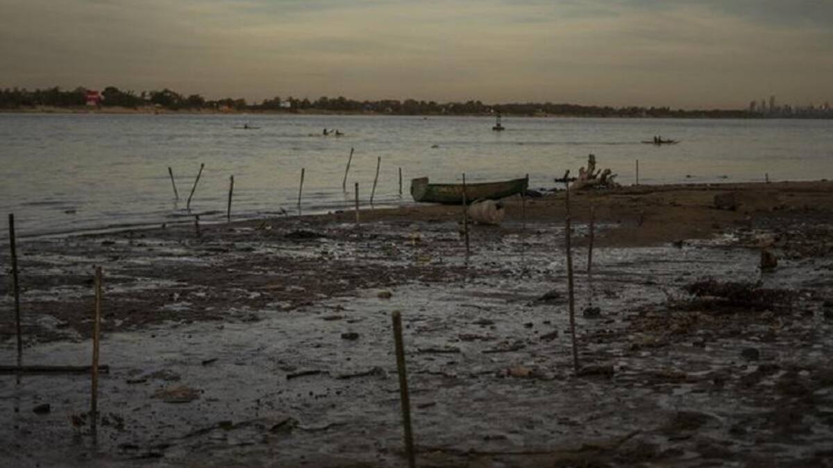 Histórica bajante del río Paraná