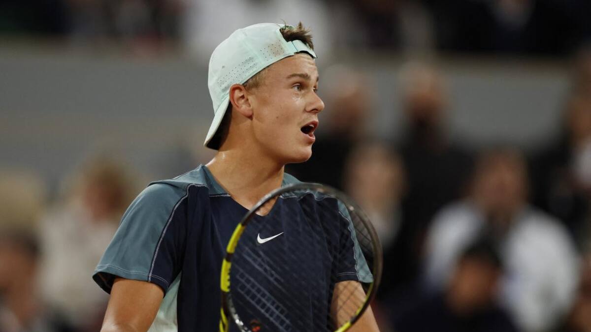 Holger Rune, tenista danés. Reuters.