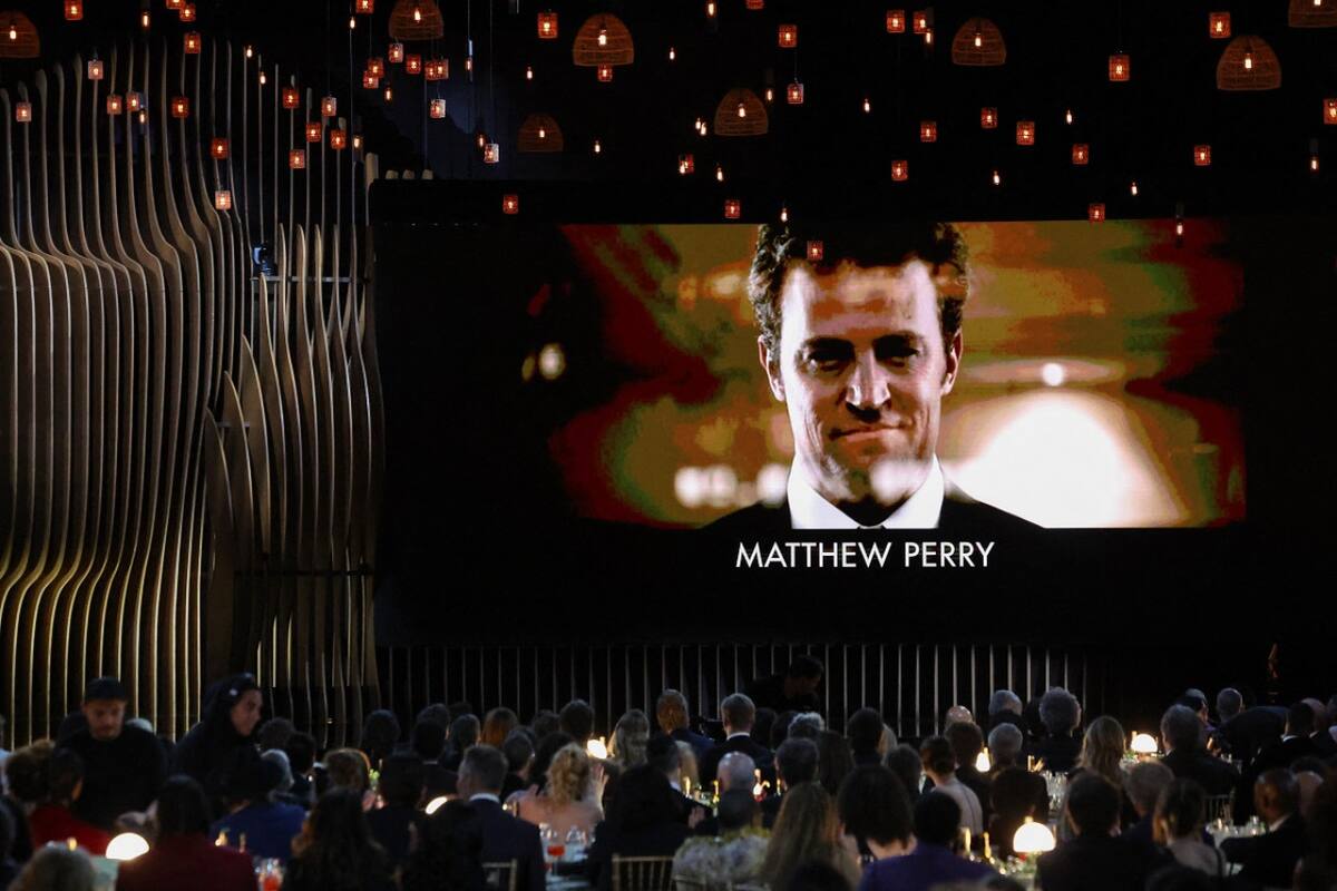 Homenaje a Matthew Perry en los Premios Guild Awards. Foto: Reuters.