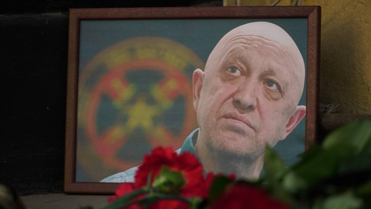 Homenaje a Yevgueni Prigozhin. Foto: Reuters.