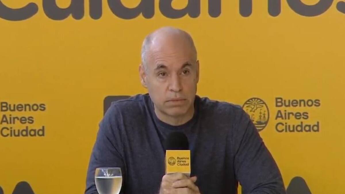 Horacio Rodríguez Larreta, conferencia de prensa, coronavirus en Argentina