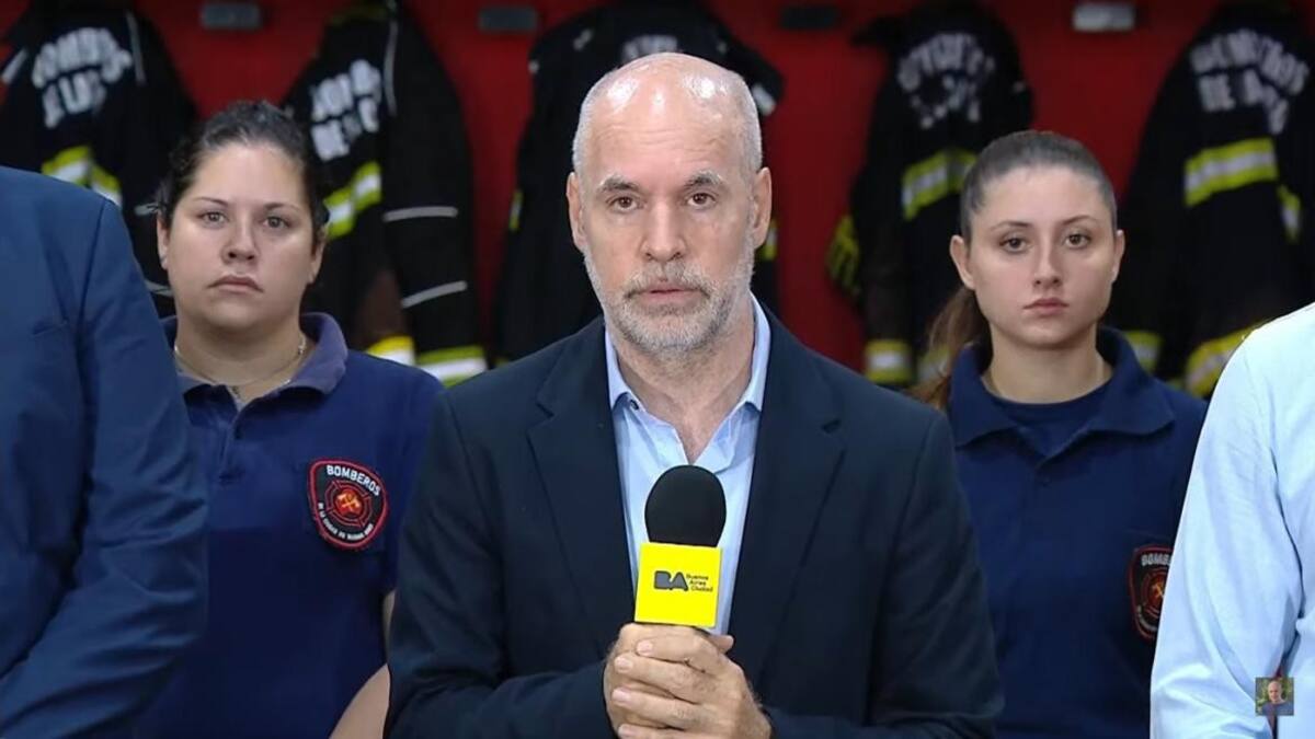 Horacio Rodríguez Larreta, jefe de Gobierno de CABA, foto captura de video