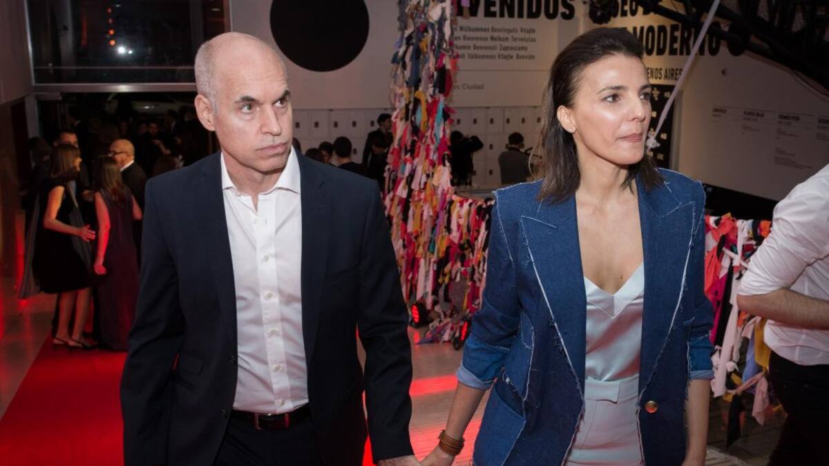 Horacio Rodríguez Larreta y Barbara Diez