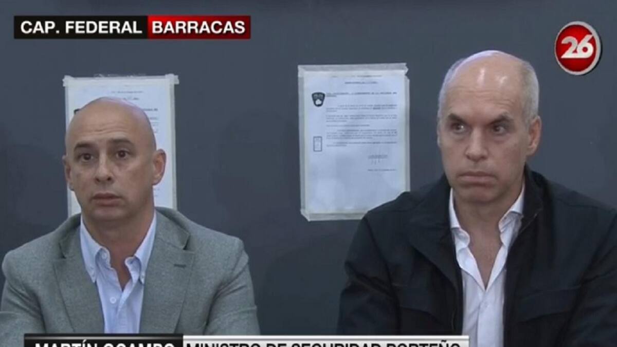 Horacio Rodríguez Larreta y Martín Ocampo