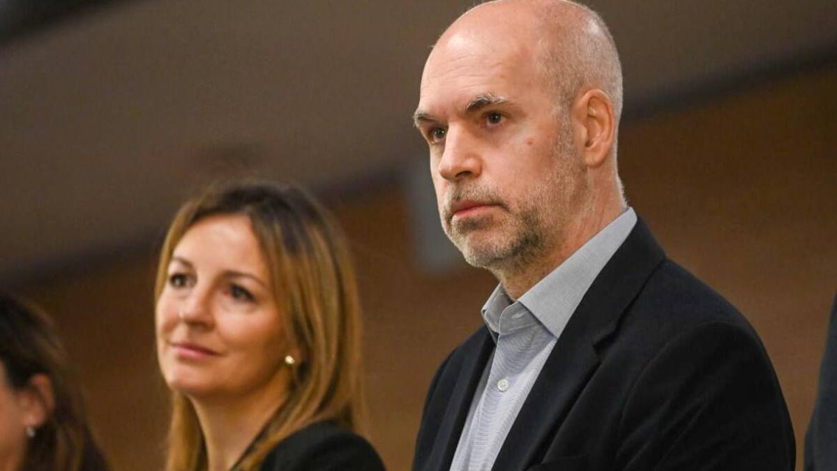 Horacio Rodríguez Larreta y Soledad Acuña. Foto: NA.