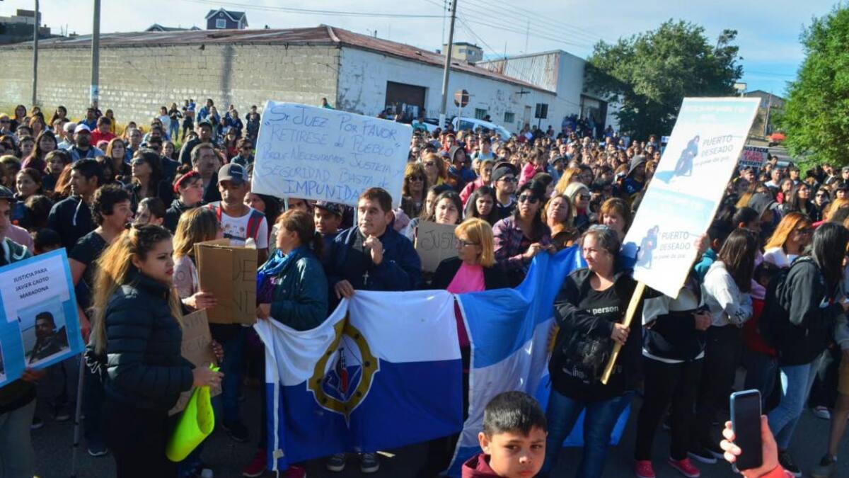 Horror en Puerto Deseado, marcha por Justicia, NA