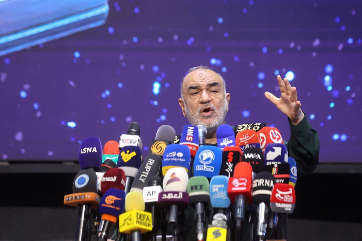 Hosein Salamí, jefe de la Guardia Revolucionaria de Irán. Foto: Reuters.