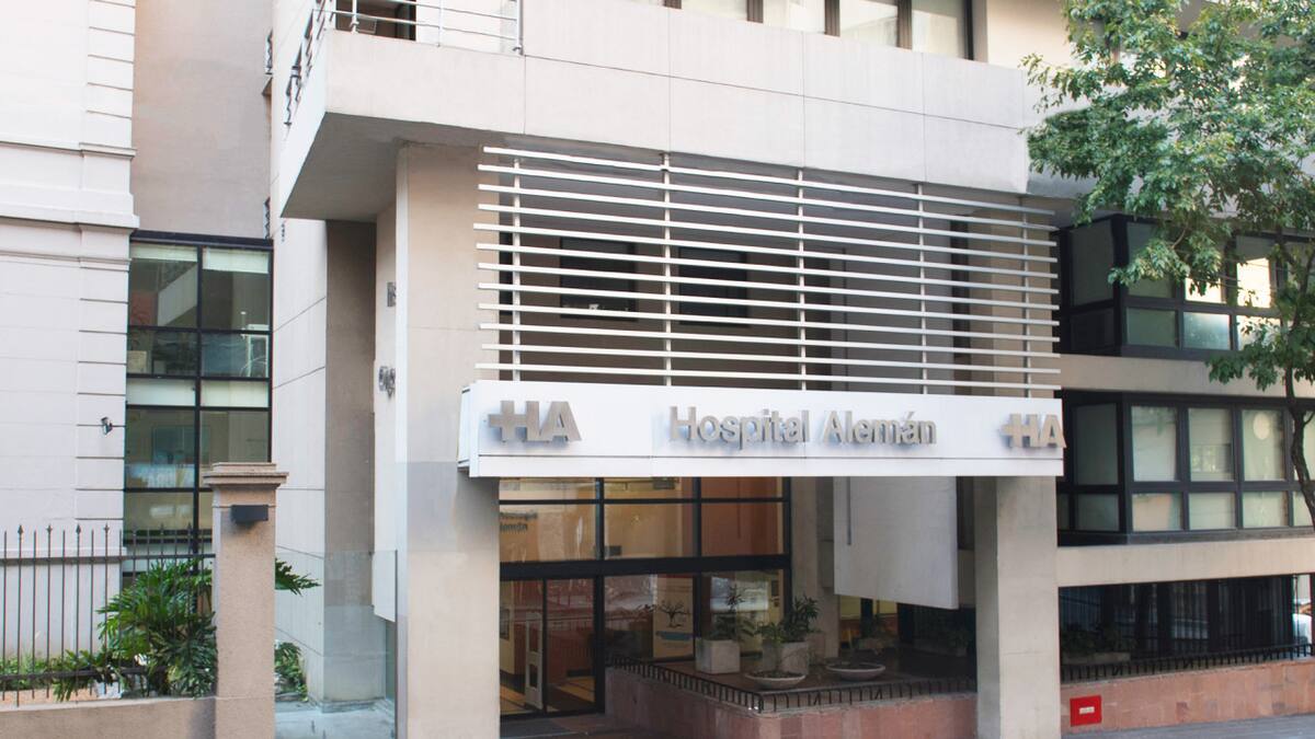 Hospital Alemán de Buenos Aires. Foto: Hospital Alemán.