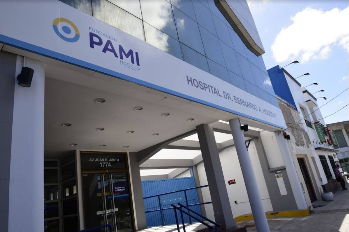 Hospital Bernando Houssey, de Mar del Plata. Foto: Facebook PAMI.