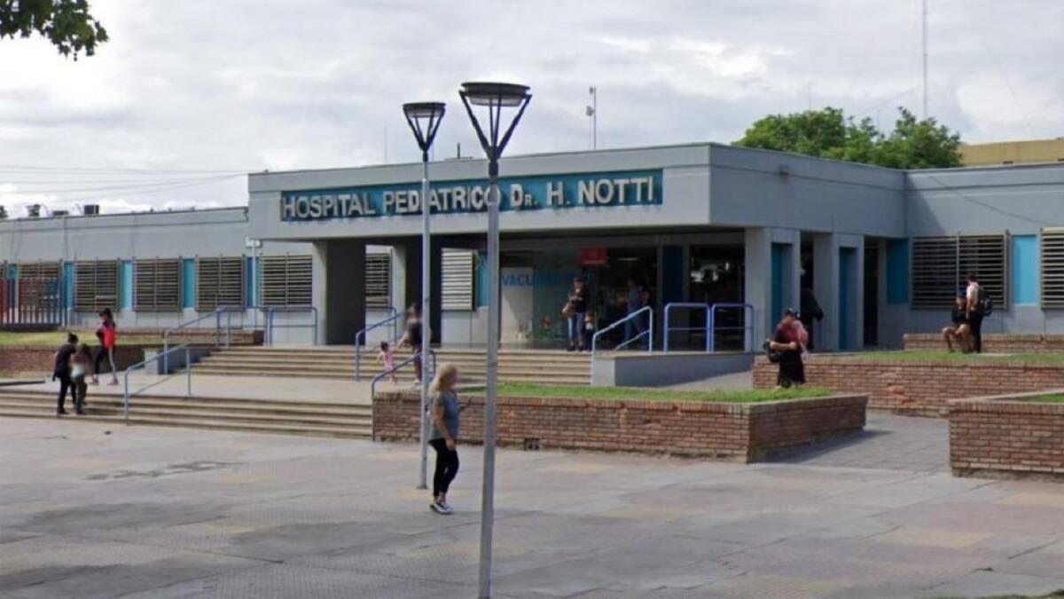 Hospital de niños de Mendoza. Foto: Télam/Google Street View.