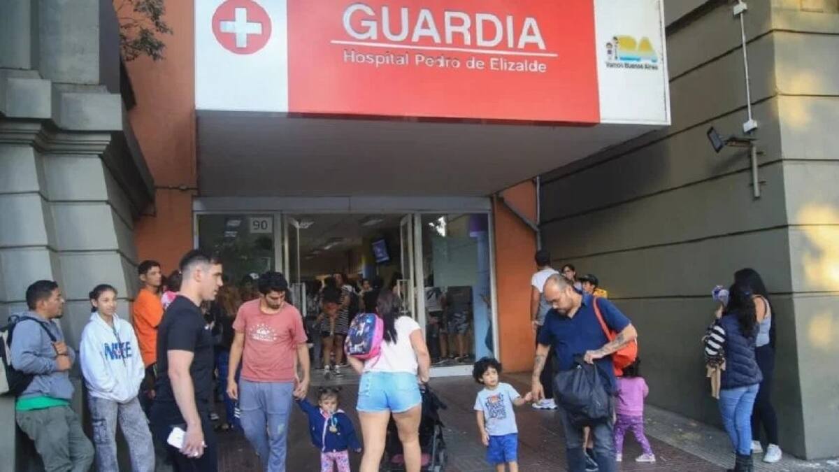 Hospital Elizalde. Fuente: NA