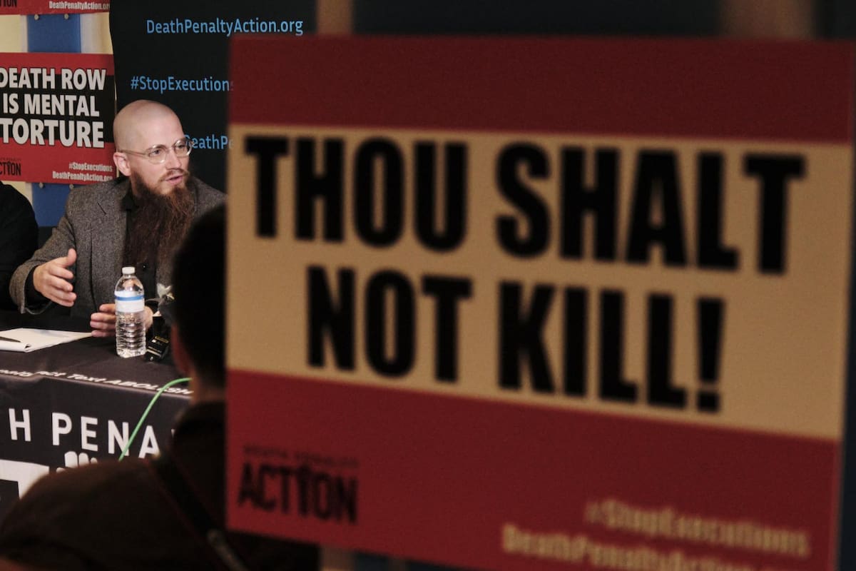 Hubo distintas protestas contra la ejecución que llevó adelante el estado de Alabama. Foto: EFE.