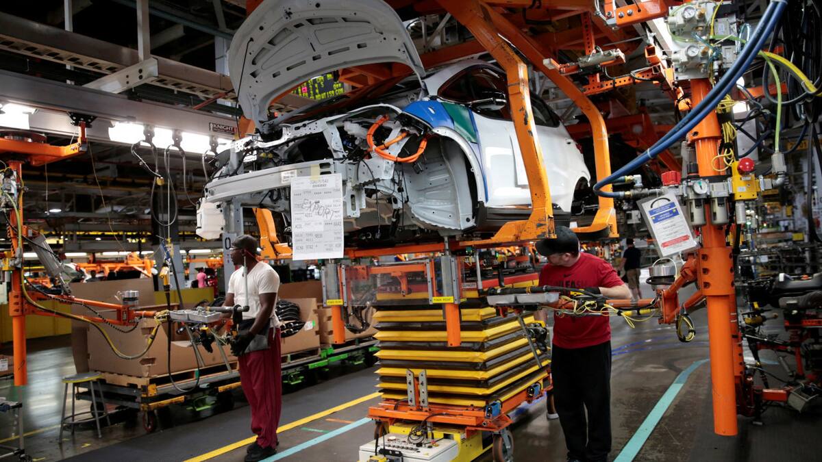 Huelga del sindicato automotor de Estados Unidos. Foto: Reuters.