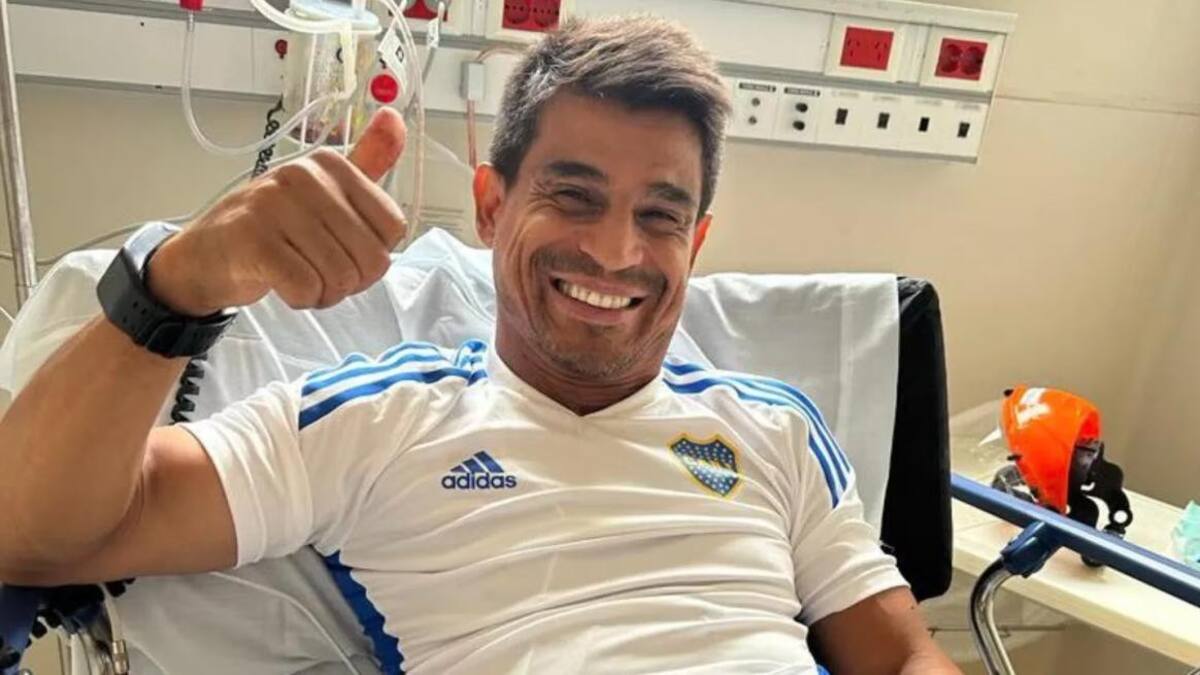 Hugo Ibarra debió ser internado por un sangrado nasal y un fuerte dolor de cabeza. Foto: Twitter @BocaJrsOficial