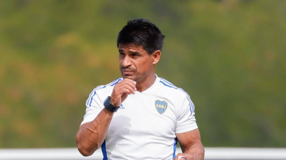 Hugo Ibarra, DT de Boca, NA