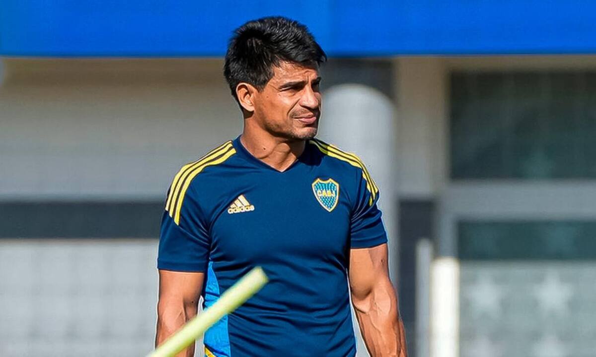Hugo Ibarra en Boca.