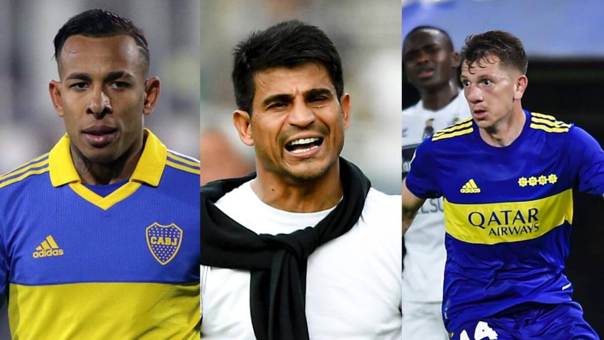 Hugo Ibarra, Sebastián Villa y Esteban Rolón.