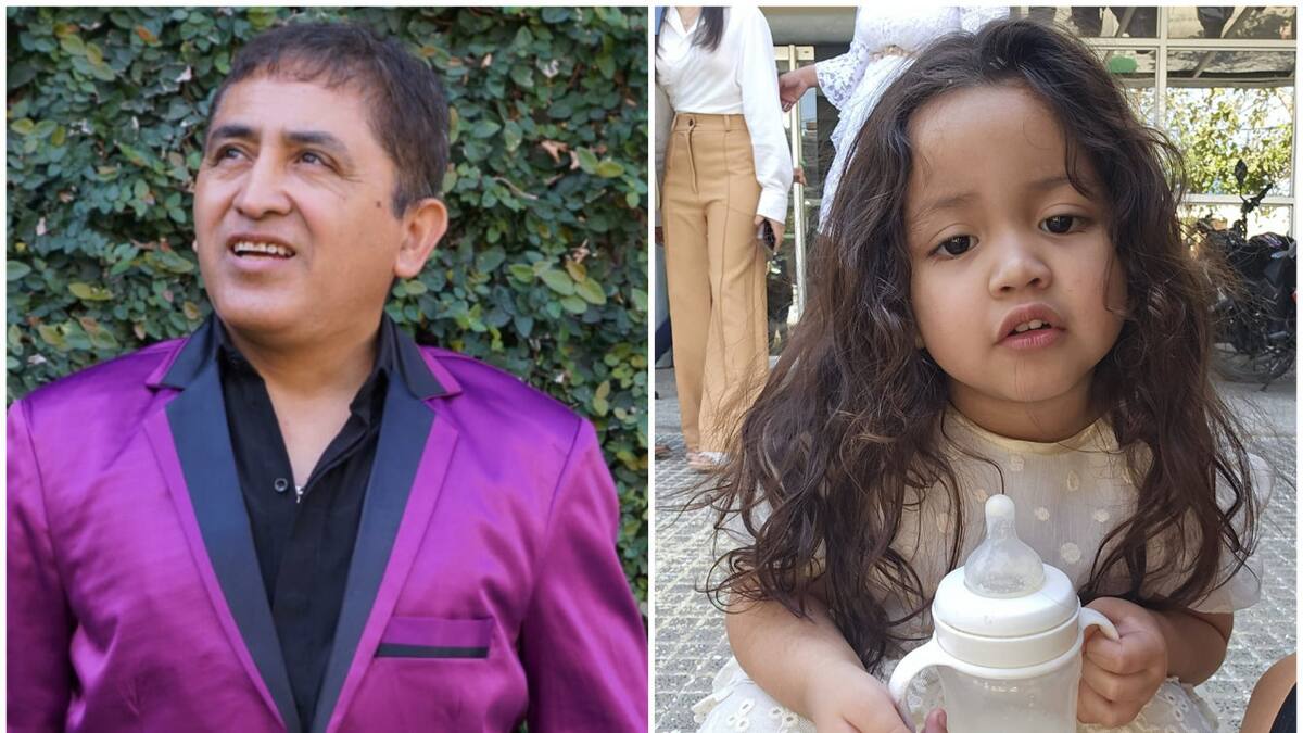 Huguito Flores y su hija. Fotos: Facebook Huguito Flores El Super.