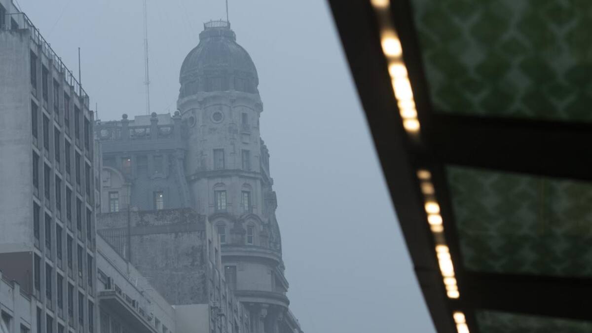 Humo en Buenos Aires. Foto: Télam.