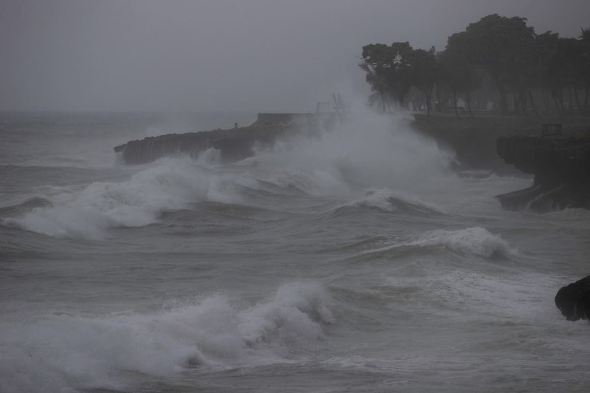 Huracán Beryl. Foto: EFE
