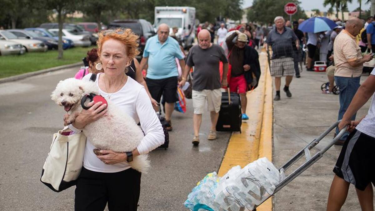 Huracán Irma - Éxodo (Reuters)