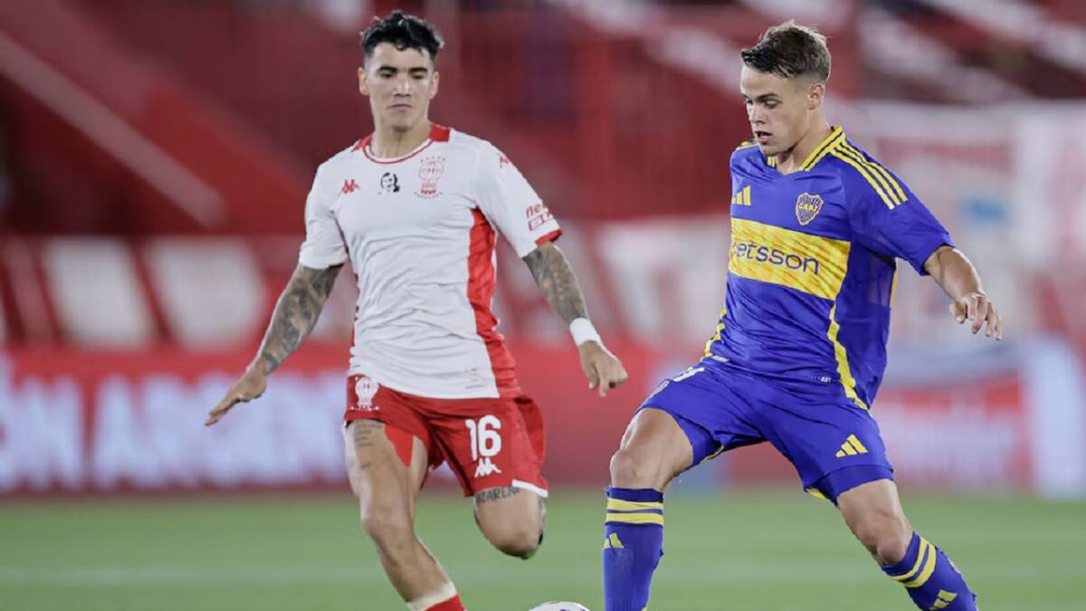 Huracán vs. Boca Juniors. Foto: X.